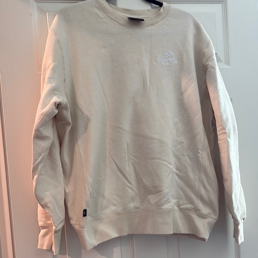 100 Thieves Cream Sweater for Men